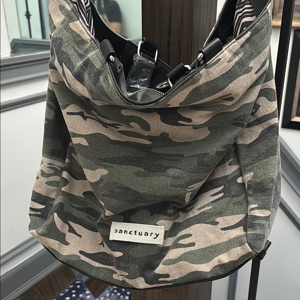 Sanctuary Camouflage Shoulder bag new  with tags attached !!!!